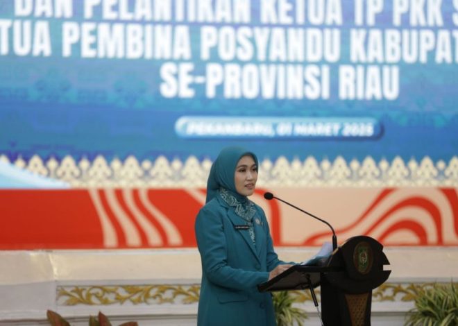 Berikut Arahan Henny Sasmita Wahid Kepada Ketua TP PKK dan Pembina Posyandu di Riau