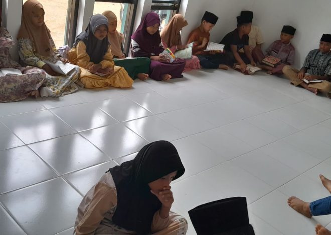 Rumah Tahfidz Ibnu Rusydi Kecamatan Benai Agendakan Program Belajar, Hardenis : Kita Bangun Generasi Yang Qur’ani.