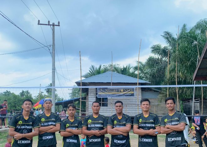 Mati Manggigik!!! Tim Volly Ball GEMMAR Melaju ke Putaran Semifinal Open Turnamen Desa Pulau Madinah Cup 2025