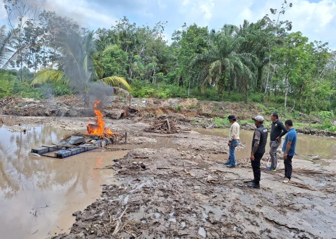 Kapolsek Benai Tertipkan Peti di Wilayah Polsek Benai Desa Tebing Tinggi Simandolak